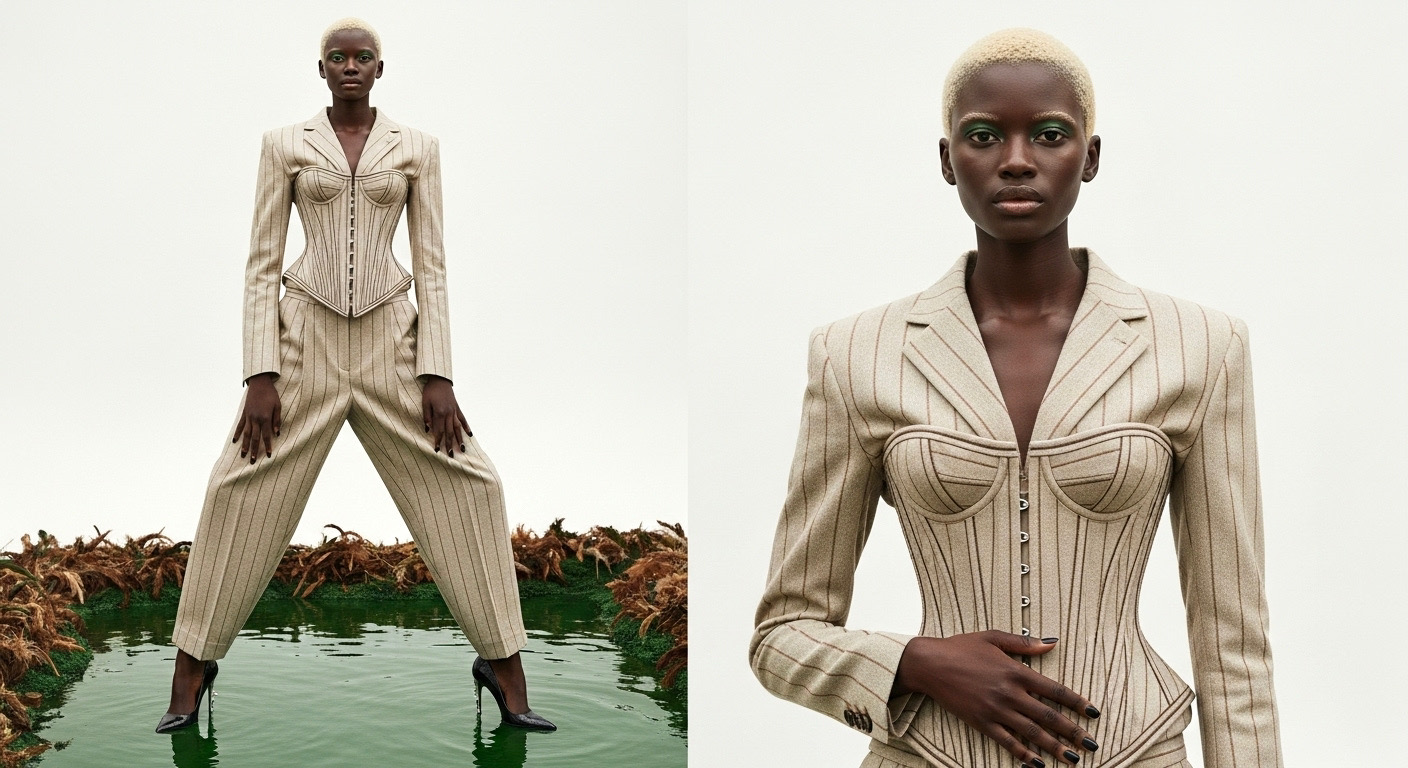Original couture fashion photograph