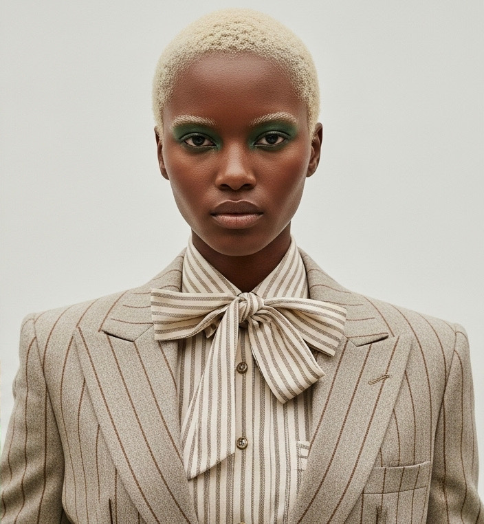 Original bespoke tailoring fashion photograph